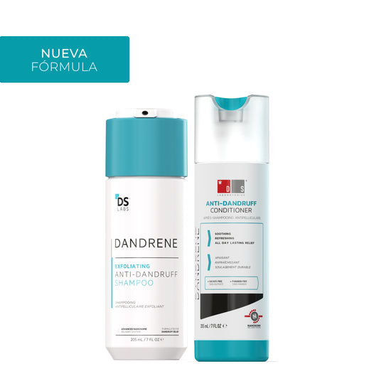 Dandrene® Kit | Shampoo y Acondicionador Exfoliante Anti-Caspa